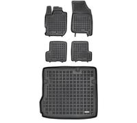 MOTOS Kit de tapis de voiture et de tapis de coffre en caoutchouc pour Dacia Duster II depuis 2018 Améliorez votre confort de voyage avec le tapis antidérapant pour voiture - tapis de sol pour voiture