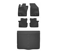 MOTOS Kit de tapis de voiture et de tapis de coffre en caoutchouc pour Fiat Tipo depuis 2015 Améliorez votre confort de voyage avec tapis antidérapant voiture 3D- Tapis de sol voiture tous temps, prot