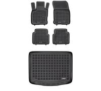 MOTOS Kit de tapis de voiture et de tapis de coffre en caoutchouc pour Ford Kuga III depuis 2019 Améliorez votre confort de voyage avec le tapis antidérapant pour voiture - tapis de sol pour voiture t