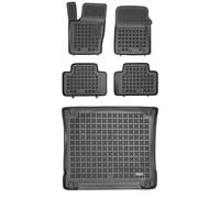 MOTOS Kit de tapis de voiture et de tapis de coffre en caoutchouc pour Jeep Grand Cherokee IV WK2 depuis 2010 Améliorez votre confort de voyage avec le tapis antidérapant pour voiture - tapis de sol p