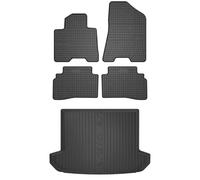 MOTOS Kit de tapis de voiture et de tapis de coffre en caoutchouc pour Kia Sportage IV 2018-2021 Améliorez votre confort de voyage avec tapis antidérapant voiture ElToro- Tapis de sol voiture tous tem