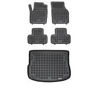 MOTOS Kit de tapis de voiture et de tapis de coffre en caoutchouc pour Land Rover Range Rover Evoque I 2011-2018 Améliorez votre confort de voyage avec le tapis antidérapant pour voiture - tapis de so