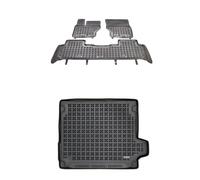 MOTOS Kit de tapis de voiture et de tapis de coffre en caoutchouc pour Land Rover Range Rover Sport II 2013-2022 Améliorez votre confort de voyage avec le tapis antidérapant pour voiture - tapis de so