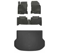 MOTOS Kit de tapis de voiture et de tapis de coffre en caoutchouc pour Lexus NX I 2014-2021 Améliorez votre confort de voyage avec tapis antidérapant voiture 3D- Tapis de sol voiture tous temps, prote