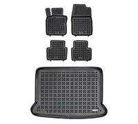 MOTOS Kit de tapis de voiture et de tapis de coffre en caoutchouc pour Mazda CX-30 depuis 2019 Améliorez votre confort de voyage avec le tapis antidérapant pour voiture - tapis de sol pour voiture tou