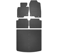 MOTOS Kit de tapis de voiture et de tapis de coffre en caoutchouc pour Mazda CX-5 II depuis 2017 Améliorez votre confort de voyage avec tapis antidérapant voiture ElToro- Tapis de sol voiture tous tem