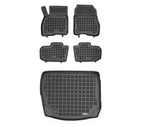 MOTOS Kit de tapis de voiture et de tapis de coffre en caoutchouc pour Nissan Leaf II ZE1 depuis 2017 Améliorez votre confort de voyage avec le tapis antidérapant pour voiture - tapis de sol pour voit