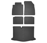 MOTOS Kit de Tapis de Voiture et de Tapis de Coffre en Caoutchouc pour Nissan Micra K14 Depuis 2016 Améliorez Votre Confort de Voyage avec Tapis antidérapant Voiture ElToro- Tapis de Sol Voiture Tous