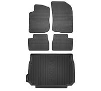 MOTOS Kit de tapis de voiture et de tapis de coffre en caoutchouc pour Peugeot 2008 I 2013-2019 Améliorez votre confort de voyage avec tapis antidérapant voiture ElToro- Tapis de sol voiture tous temp
