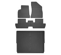 MOTOS Kit de tapis de voiture et de tapis de coffre en caoutchouc pour Peugeot 3008 I 2009-2016 Améliorez votre confort de voyage avec tapis antidérapant voiture ElToro- Tapis de sol voiture tous temp