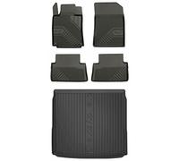 MOTOS Kit de tapis de voiture et de tapis de coffre en caoutchouc pour Peugeot 508 I 2010-2018 Améliorez votre confort de voyage avec tapis antidérapant voiture 3D- Tapis de sol voiture tous temps, pr