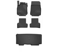 MOTOS Kit de tapis de voiture et de tapis de coffre en caoutchouc pour Renault Modus 2004-2012 Améliorez votre confort de voyage avec tapis antidérapant voiture 3D- Tapis de sol voiture tous temps, pr