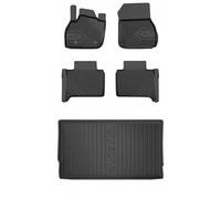 MOTOS Kit de tapis de voiture et de tapis de coffre en caoutchouc pour Renault Zoe depuis 2012 Améliorez votre confort de voyage avec tapis antidérapant voiture 3D- Tapis de sol voiture tous temps, pr