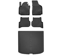 MOTOS Kit de tapis de voiture et de tapis de coffre en caoutchouc pour SEAT Altea 2004-2015 Améliorez votre confort de voyage avec tapis antidérapant voiture 3D- Tapis de sol voiture tous temps, prote