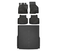 MOTOS Kit de tapis de voiture et de tapis de coffre en caoutchouc pour Volkswagen Passat B8 2014-2022 Améliorez votre confort de voyage avec tapis antidérapant voiture 3D- Tapis de sol voiture tous te