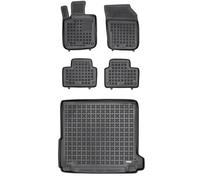 MOTOS Kit de tapis de voiture et de tapis de coffre en caoutchouc pour Volvo V60 II depuis 2018 Améliorez votre confort de voyage avec le tapis antidérapant pour voiture - tapis de sol pour voiture to