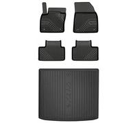 MOTOS Kit de tapis de voiture et de tapis de coffre en caoutchouc pour Volvo XC40 depuis 2017 Améliorez votre confort de voyage avec tapis antidérapant voiture 3D- Tapis de sol voiture tous temps, pro