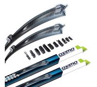 MOTOS Kit d'essuie-glace pour Opel Karl 05.2015-03.2019 - Construction de pointe, Essuie-glace avant, Extrêmement silencieux, Durable & résistant aux intempéries, Facile à installer, Certifié TÜV & RE