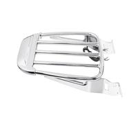 Motos Porte-Bagages Porte-Bagages Arrière pour Moto pour Deux Personnes avec Éclairage pour Harley pour Heritage Softail EFI FLSTI/Street Bob FXDBI 2006(Chrome)