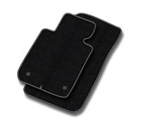 MOTOS Tapis Avant Voiture en Velours Premium destiné à Renault Clio IV 2012-2019 Convient Aussi à la Version Grandtour - Premium, Cuir, Blanc - Découvrez Un Nouveau Confort de Conduite avec Un Jeu de