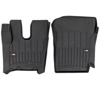 MOTOS Tapis de sol caoutchouc pour DAF XF depuis 2022 Améliorez Votre Confort de Voyage avec Le tapis noir antidérapant Auto 3D- tapis voiture Tous Temps pour Voiture, Protection Contre les salissures