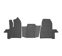 MOTOS Tapis de sol caoutchouc pour Ford Transit Custom I 2017-2023 Améliorez Votre Confort de Voyage avec Le tapis noir antidérapant Auto ET- tapis voiture Tous Temps pour Voiture, Protection Contre l