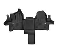 MOTOS Tapis de sol caoutchouc pour Ford Transit Custom I 2017-2023 Améliorez Votre Confort de Voyage avec Le tapis noir antidérapant Auto 3D- tapis voiture Tous Temps pour Voiture, Protection Contre l