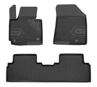 MOTOS Tapis de sol caoutchouc pour Kia Carens IV 2013-2019 Améliorez Votre Confort de Voyage avec Le tapis noir antidérapant Auto No.77- tapis voiture Tous Temps pour Voiture, Protection Contre les sa
