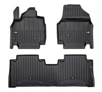 MOTOS Tapis de sol caoutchouc pour Kia EV9 depuis 2023 Améliorez Votre Confort de Voyage avec Le tapis noir antidérapant Auto 3D- tapis voiture Tous Temps pour Voiture, Protection Contre les salissure