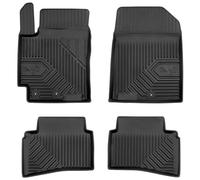 MOTOS Tapis de sol caoutchouc pour Kia Rio IV 2016-2020 Améliorez Votre Confort de Voyage avec Le tapis noir antidérapant Auto No.77- tapis voiture Tous Temps pour Voiture, Protection Contre les salis