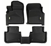 MOTOS Tapis de sol caoutchouc pour Porsche Cayenne III depuis 2017 Améliorez Votre Confort de Voyage avec Le tapis noir antidérapant Auto RT- tapis voiture Tous Temps pour Voiture, Protection Contre l