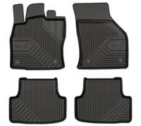 MOTOS Tapis de sol caoutchouc pour SEAT Leon III 2012-2020 Améliorez Votre Confort de Voyage avec Le tapis noir antidérapant Auto No.77- tapis voiture Tous Temps pour Voiture, Protection Contre les sa