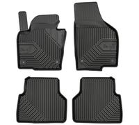 MOTOS Tapis de Sol Caoutchouc pour Volkswagen Tiguan I 2007-2016 Améliorez Votre Confort de Voyage avec Le Tapis Noir antidérapant Auto No.77- Tapis Voiture Tous Temps pour Voiture, Protection Contre