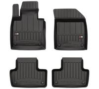MOTOS Tapis de sol caoutchouc pour Volvo XC60 II depuis 2017 Améliorez Votre Confort de Voyage avec Le tapis noir antidérapant Auto 3D- tapis voiture Tous Temps pour Voiture, Protection Contre les sal