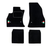 MOTOS Tapis de Sol en Velours personnalisés destiné à Fiat 500L Depuis 2012 - Personnalisé, Matt, Blanc - Gardez Votre Voiture Propre et Confortable avec nos Tapis de Sol