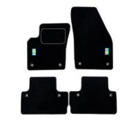 MOTOS Tapis de Sol en Velours personnalisés destiné à Volvo C30 2006-2012 - Personnalisé, Matt, Blanc - Gardez Votre Voiture Propre et Confortable avec nos Tapis de Sol