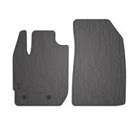 MOTOS Tapis Voiture Avant Caoutchouc pour Dacia Duster II 2017-2021 - Tapis De Sol Auto Antidérapant avec Bords Pratiques, Élastique 100% Caoutchouc, Bouchons Intégrés, Design Unique pour Conducteurs