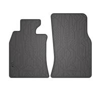 MOTOS Tapis Voiture Avant Caoutchouc pour Mini Cooper II 2006-2014 - Tapis De Sol Auto Antidérapant avec Bords Pratiques, Élastique 100% Caoutchouc, Bouchons Intégrés, Design Unique pour Conducteurs