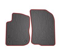 MOTOS Tapis Voiture Avant Caoutchouc pour Peugeot 2008 I 2013-2019 - Tapis De Sol Auto Antidérapant avec Bords Pratiques, Élastique 100% Caoutchouc, Bouchons Intégrés, Design Unique pour Conducteurs