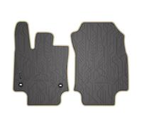 MOTOS Tapis Voiture Avant Caoutchouc pour Toyota RAV4 V Depuis 2019 - Tapis De Sol Auto Antidérapant avec Bords Pratiques, Élastique 100% Caoutchouc, Bouchons Intégrés, Design Unique pour Conducteurs