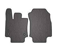 MOTOS Tapis Voiture Avant Caoutchouc pour Toyota RAV4 V Depuis 2019 - Tapis De Sol Auto Antidérapant avec Bords Pratiques, Élastique 100% Caoutchouc, Bouchons Intégrés, Design Unique pour Conducteurs