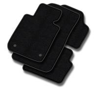 MOTOS tapis voiture en velours premium destiné à Fiat 500c 2014-2020 - Premium, Matt, Noir - Découvrez un nouveau confort de conduite avec un jeu de tapis de sol voiture en velours pour votre tapis de