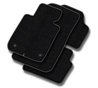 MOTOS tapis voiture en velours premium destiné à Kia Rio IV 2016-2023 - Premium, Cuir, Noir - Découvrez un nouveau confort de conduite avec un jeu de tapis de sol voiture en velours pour votre tapis d