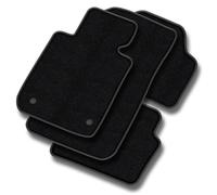 MOTOS tapis voiture en velours premium destiné à Peugeot 3008 II 2016-2024 - Premium, Cuir, Noir - Découvrez un nouveau confort de conduite avec un jeu de tapis de sol voiture en velours pour votre ta