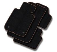 MOTOS Tapis Voiture en Velours Premium destiné à Porsche Macan Depuis 2013 - Premium, Matt, Bronze - Découvrez Un Nouveau Confort de Conduite avec Un Jeu de Tapis de Sol Voiture en Velours pour Votre