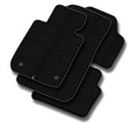 MOTOS tapis voiture en velours premium destiné à Toyota Land Cruiser J120 2002-2010 - Premium, Matt, Noir - Découvrez un nouveau confort de conduite avec un jeu de tapis de sol voiture en velours pour