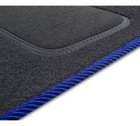 MOTOS Tapis voiture en velours standard destiné à Audi A4 B6 2000-2006 - Standard, Tissé, Bleu - Découvrez un nouveau confort de conduite avec un jeu de tapis de sol voiture en velours pour votre tapi