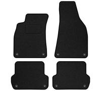 MOTOS Tapis voiture en velours standard destiné à Audi A4 B7 2004-2008 convient aussi à S4 B7 et RS4 B7 - Standard, Tissé, Noir - Découvrez un nouveau confort de conduite avec un jeu de tapis de sol v