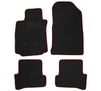 MOTOS Tapis voiture en velours standard destiné à Renault Clio IV 2012-2019 convient aussi à la version Grandtour - Standard, Tissé, Rouge - Découvrez un nouveau confort de conduite avec un jeu de tap