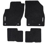 MOTOS Tapis Voiture Velours sur Mesure pour Opel Corsa E 2014-2019, Tapis de Sol Auto avec Fermetures Clip ou Velcro, Tapis de Voiture Granulaire 535gr/m2, Esthétique et Confort